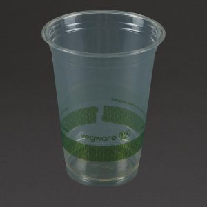 Vegware Compostable PLA Cold Cup 96-Series 16oz (Pack of 1000)