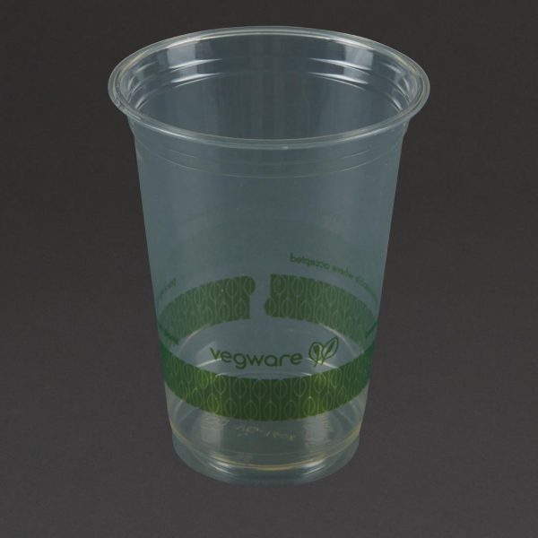 Vegware Compostable PLA Cold Cup 96-Series 16oz (Pack of 1000)