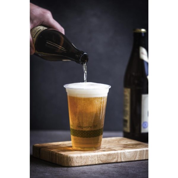 Vegware Compostable PLA Cold Cup 96-Series 16oz (Pack of 1000)