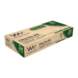 Wrapmaster PE Cling Film Refill for Wrapmaster 4500 450mm x 300m (Pack of 3)