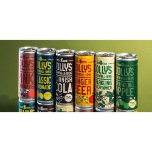 Jolly’s Cornish Classic Lemonade Cans 250ml (Pack of 24)