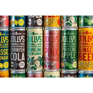 Jolly’s Cornish Classic Lemonade Cans 250ml (Pack of 24)