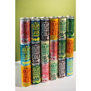 Jolly’s Cornish Classic Lemonade Cans 250ml (Pack of 24)