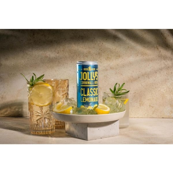 Jolly’s Cornish Classic Lemonade Cans 250ml (Pack of 24)