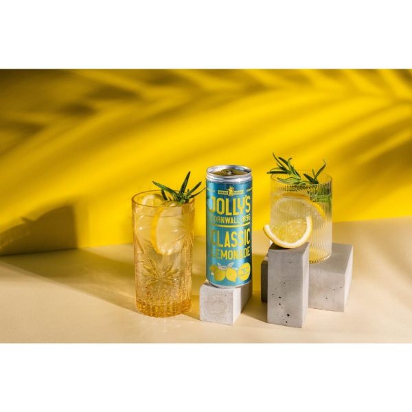 Jolly’s Cornish Classic Lemonade Cans 250ml (Pack of 24)