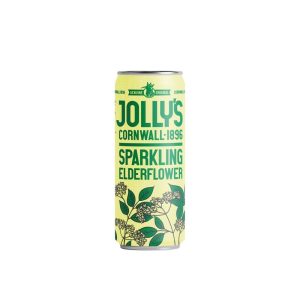 Jolly’s Cornish Sparkling Elderflower Cans 250ml (Pack of 24)