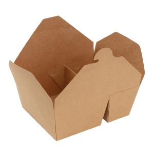 Colpac Two Compartment Food Container Medium 380/670ml (Pack of 200)
