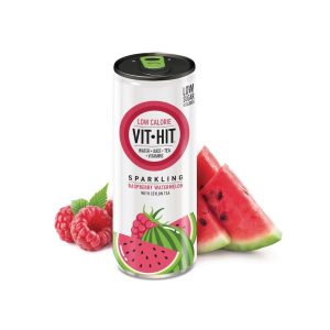 VITHIT Sparkling Raspberry & Watermelon Vitamin Water 330ml (Pack of 12)