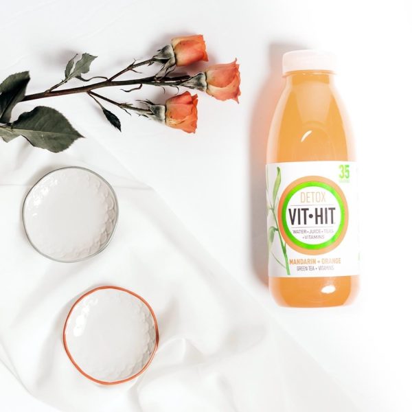 VITHIT Mandarin Detox Vitamin Water 500ml (Pack of 12)