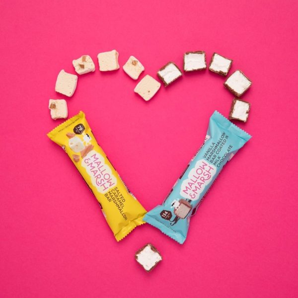 Mallow & Marsh Marshmallow Salted Caramel Bars 35g (Pack of 12)