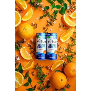 Virtue Clean Energy Orange Drink 250ml (Pack of 12)