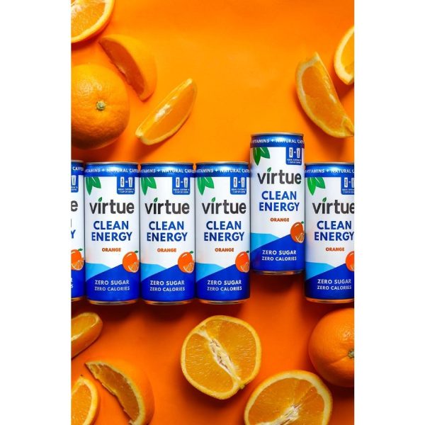 Virtue Clean Energy Orange Drink 250ml (Pack of 12)
