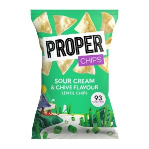 Properchips Impulse Sour Cream & Chive Lentil Chips 20g (Pack of 24)