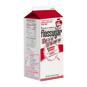 Flossugar Cherry Ready to Use Cotton Candy Mix 1.47kg