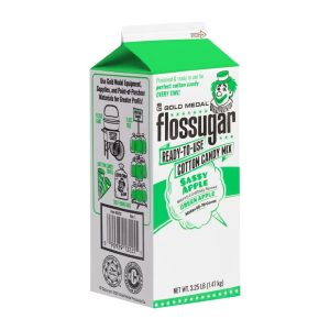 Flossugar Green Apple Ready to Use Cotton Candy Mix 1.47kg