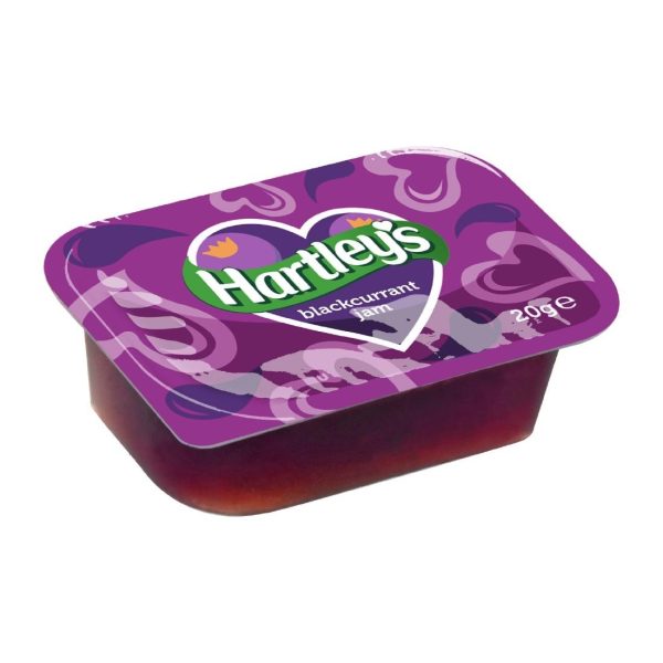 Hartley’s Blackcurrant Jam 20g (Pack of 100)