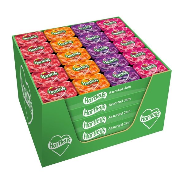 Hartley’s Assorted Fruit Jams 20g (Pack of 100)