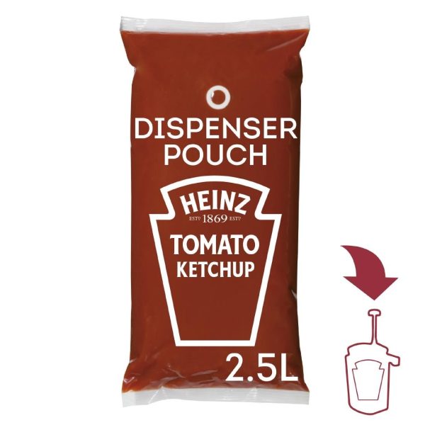 Heinz Sauce-O-Mat Tomato Ketchup (3x 2.5Ltr)