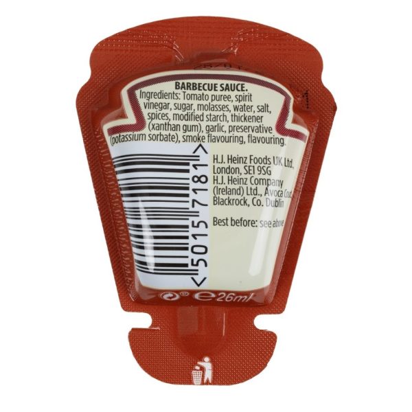 Heinz Classic BBQ SqueezMe! Sachets 26ml (Pack of 70)