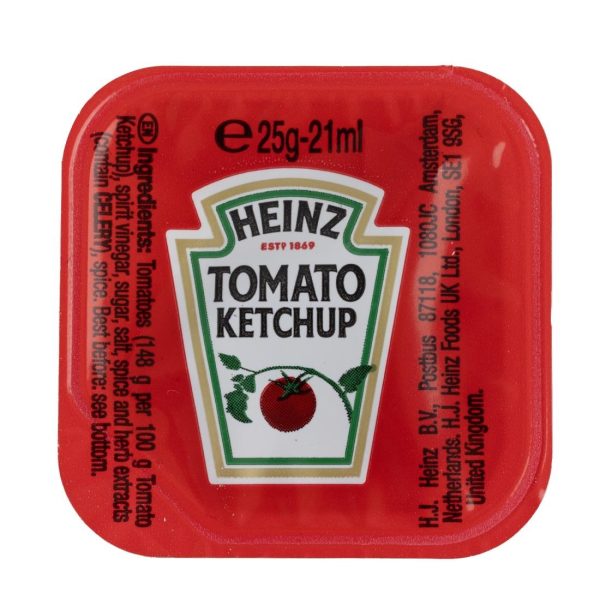 Heinz Tomato Ketchup Dip Pots 25ml (Pack of 100)