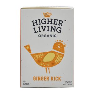Higher Living Ginger Kick Organic Teabags (Pack of 60)