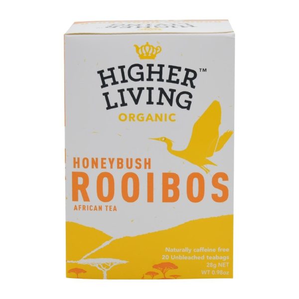 Higher Living Rooibos Honeybush Organic Teabags (Pack of 80)