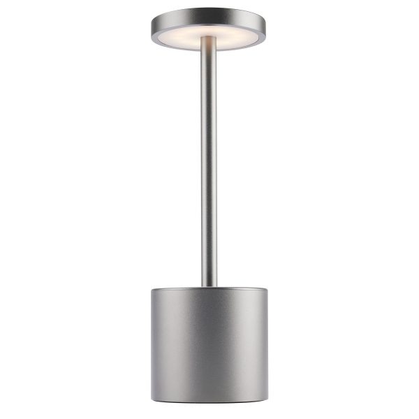 Tempo Grey Table Lamp 29cm / 11.5″ 603002G