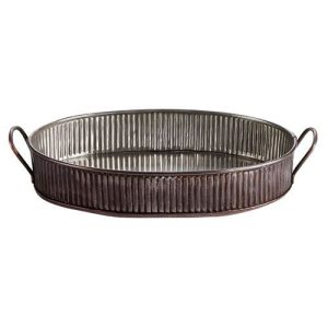 Serving Tray Antique Copper 31cm CB66557