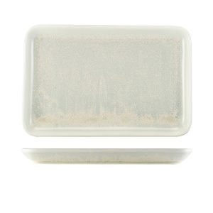 Terra Porcelain Pearl Rectangular Platter 30 x 20cm