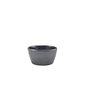 GenWare Melamine Matt Black Ripple Ramekin 113ml/4oz