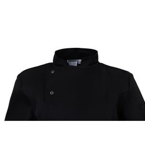 Whites Ladies Fitted Chef Jacket Black Size L