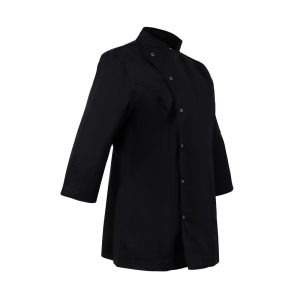Whites Ladies Fitted Chef Jacket Black Size L