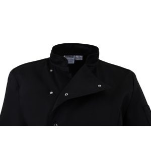 Whites Ladies Fitted Chef Jacket Black Size L
