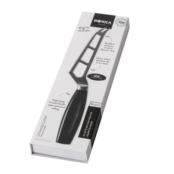 Boska General Purpose Knife Black Handle 140mm