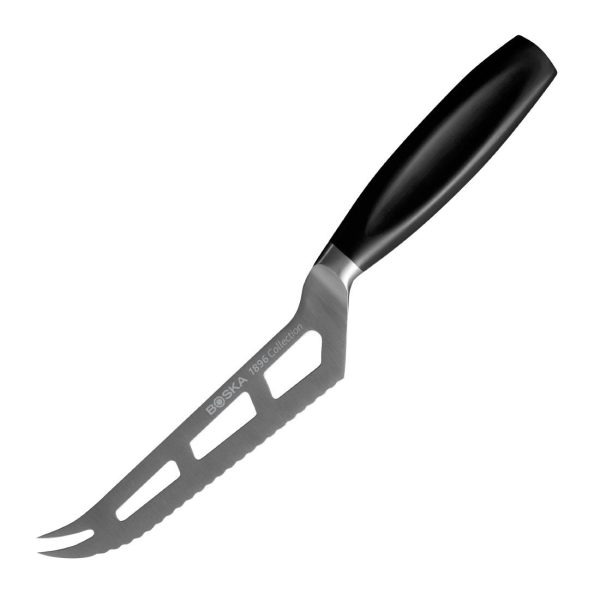 Boska Semi-Hard Cheese Knife Black Handle 210mm