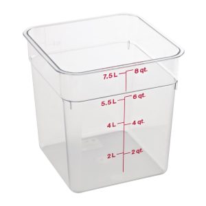 Cambro Square Polycarbonate Food Storage Container 7.6 Ltr