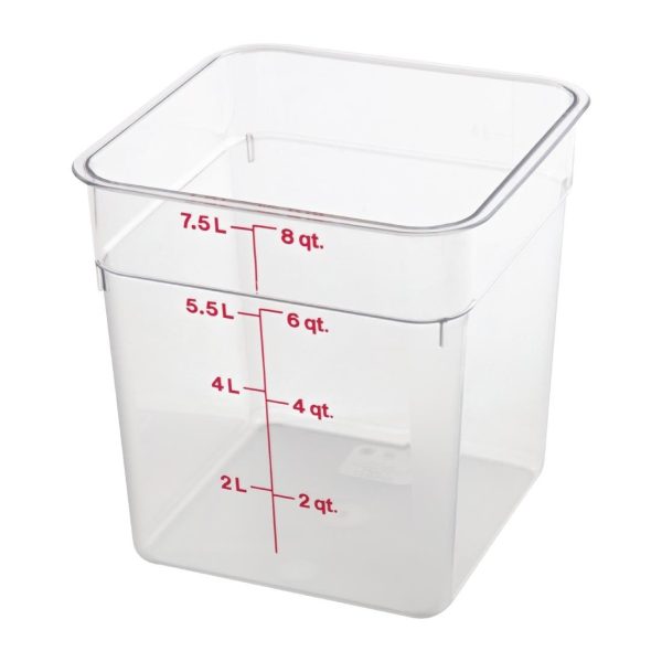 Cambro Square Polycarbonate Food Storage Container 7.6 Ltr