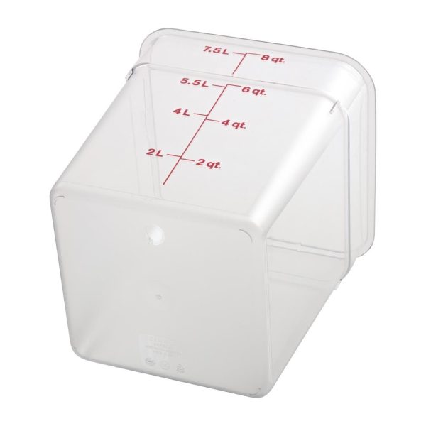 Cambro Square Polycarbonate Food Storage Container 7.6 Ltr
