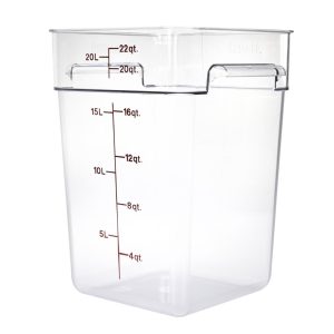Cambro Square Polycarbonate Food Storage Container 20.8 Ltr