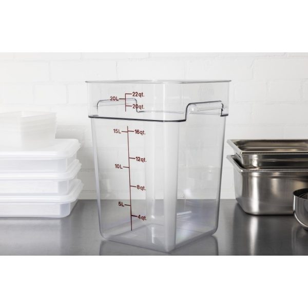 Cambro Square Polycarbonate Food Storage Container 20.8 Ltr