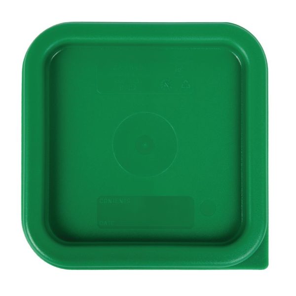 Cambro Camsquare Food Storage Container Lid Green