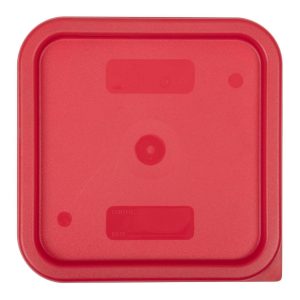 Cambro Camsquare Food Storage Container Lid Red
