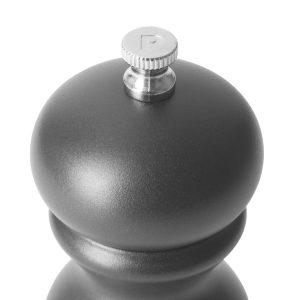 Olympia Salt Or Pepper Grinder Grey Hevea Wood 125mm
