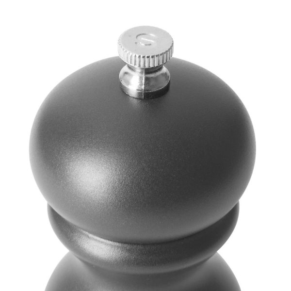 Olympia Salt Or Pepper Grinder Grey Hevea Wood 125mm