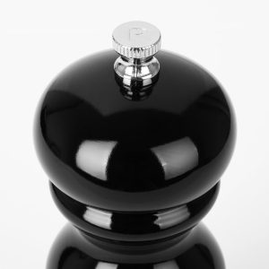 Olympia Salt Or Pepper Grinder Black Hevea Wood 125mm