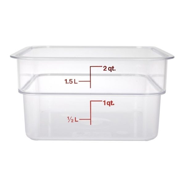 Cambro Square Polycarbonate Food Storage Container 1.9 Ltr