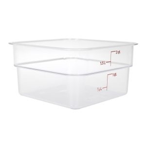 Cambro Square Polycarbonate Food Storage Container 1.9 Ltr
