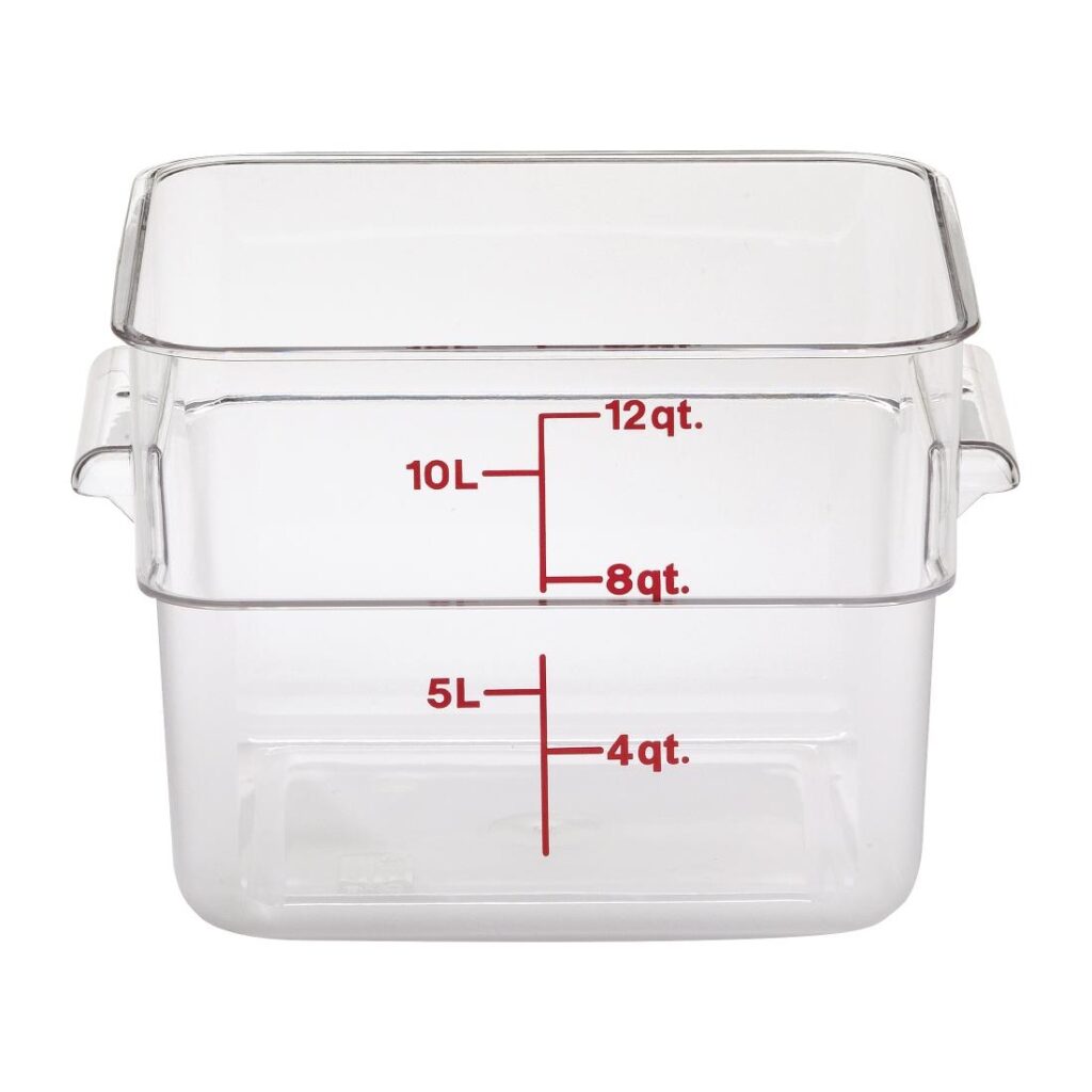 Cambro Square Polycarbonate Food Storage Container 11.4 Ltr