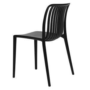Bolero Verona Café Chairs Black (Pack of 2)