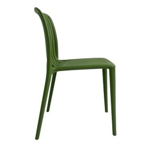 Bolero Verona Café Chairs Forest Green (Pack of 2)